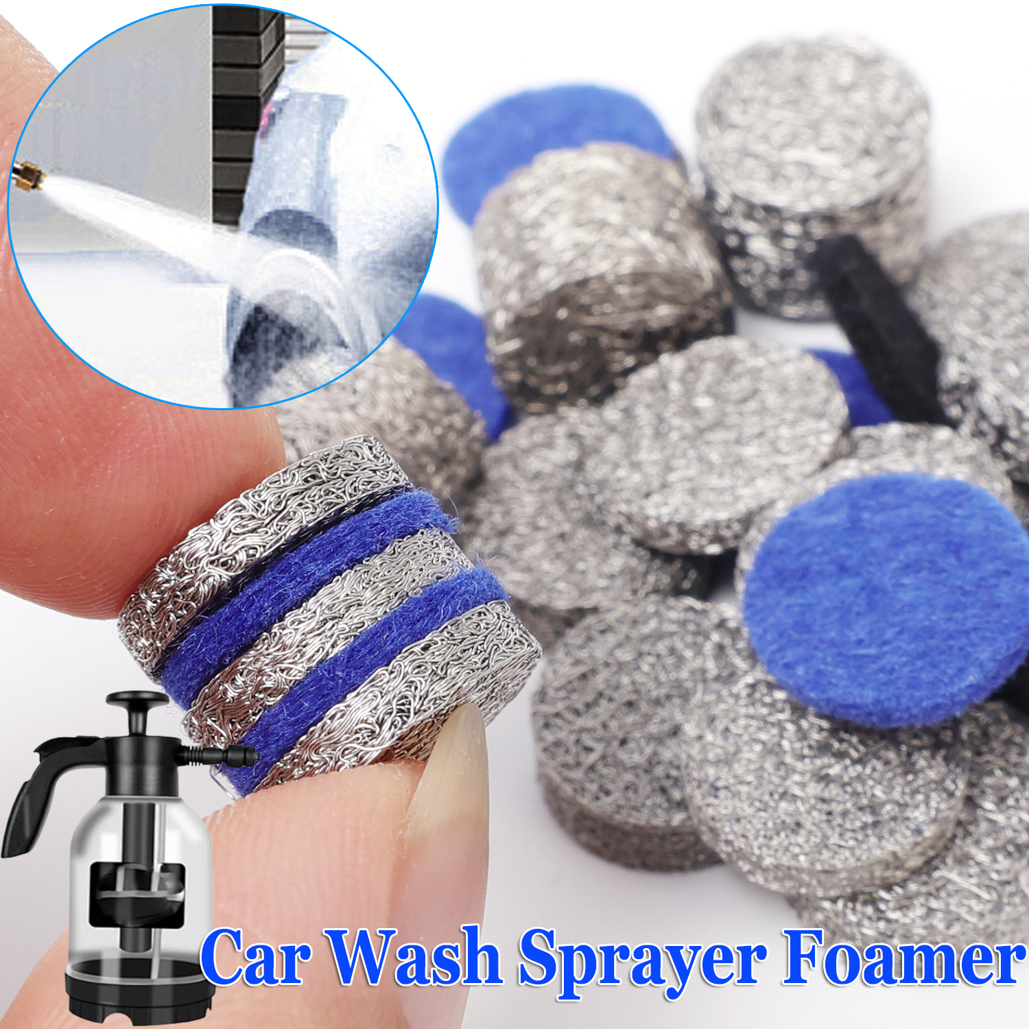 Pressure Washer Foam Gun - 1/2/5pcs Foam Gun Nozzle Orifice Mesh