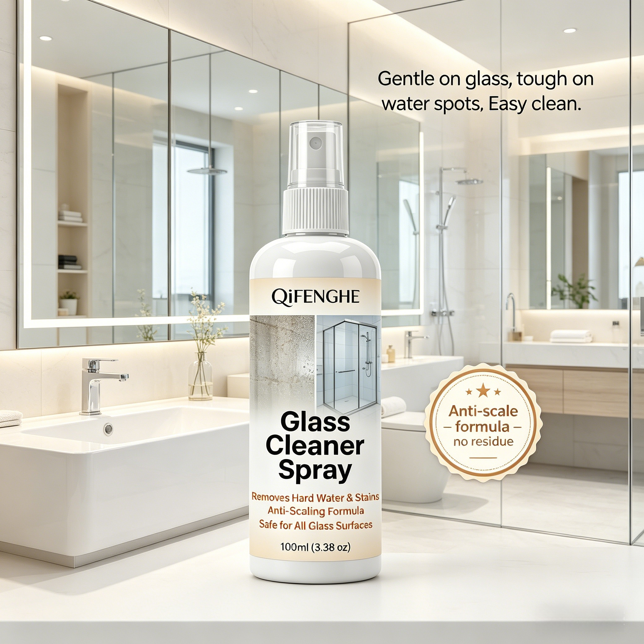 Instant Hard Water Stain Remov - đánh giá và giá Glass Cleaner Streak
