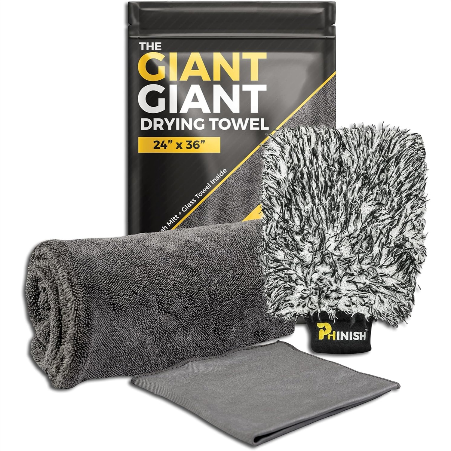 24x36 Car Drying Towel 1200 GS - đánh giá và giá Microfiber Towel Detailing