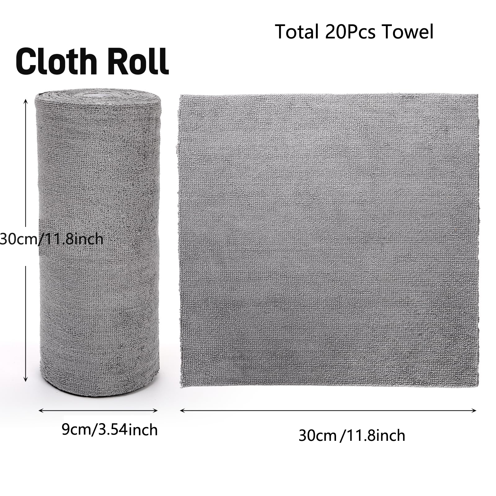 20 Pcs Microfiber Cleaning Clo - đánh giá và giá Microfiber Towel Detailing