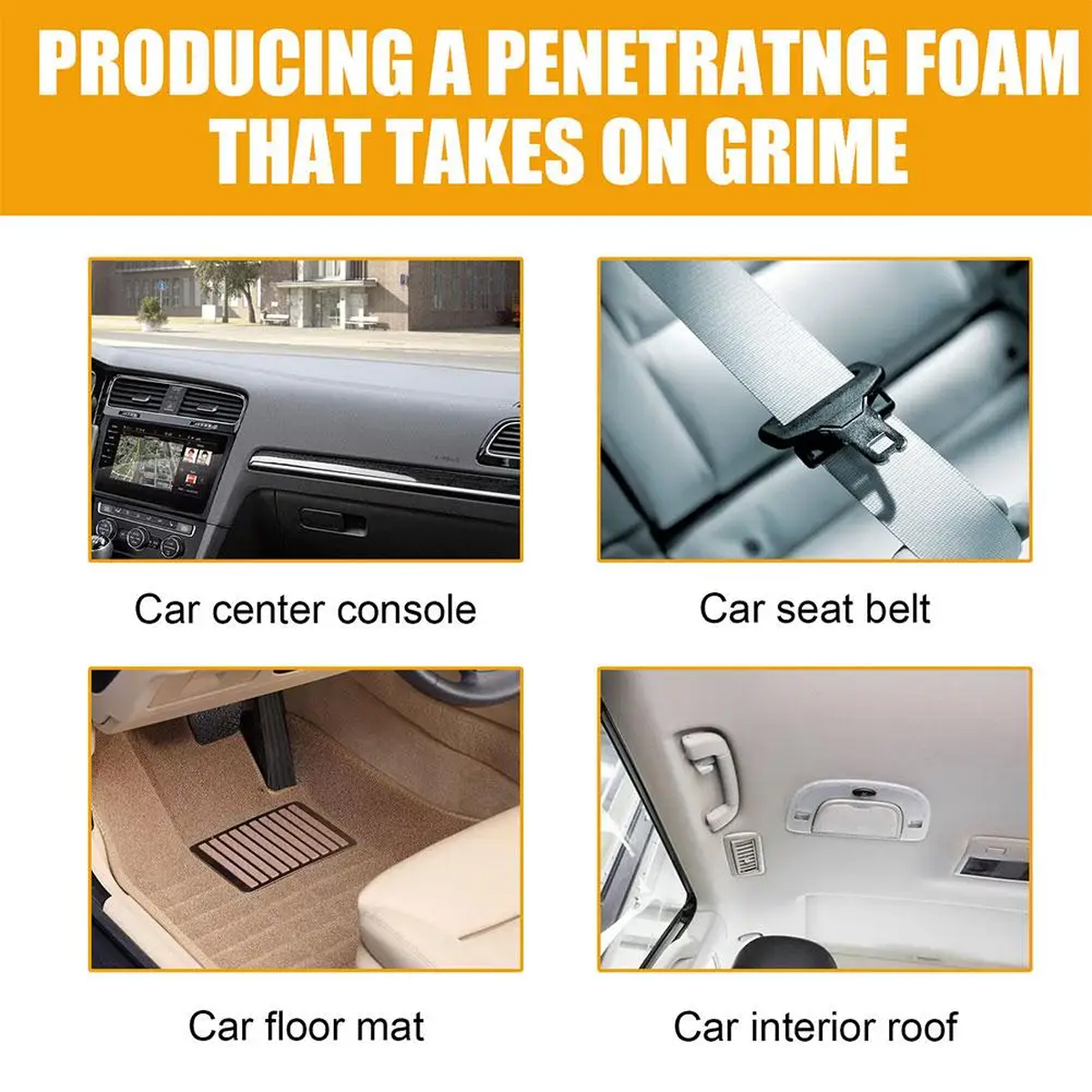Car Foam Cleaner Neutral PH fo - đánh giá và giá Seat Cleaner Fabric