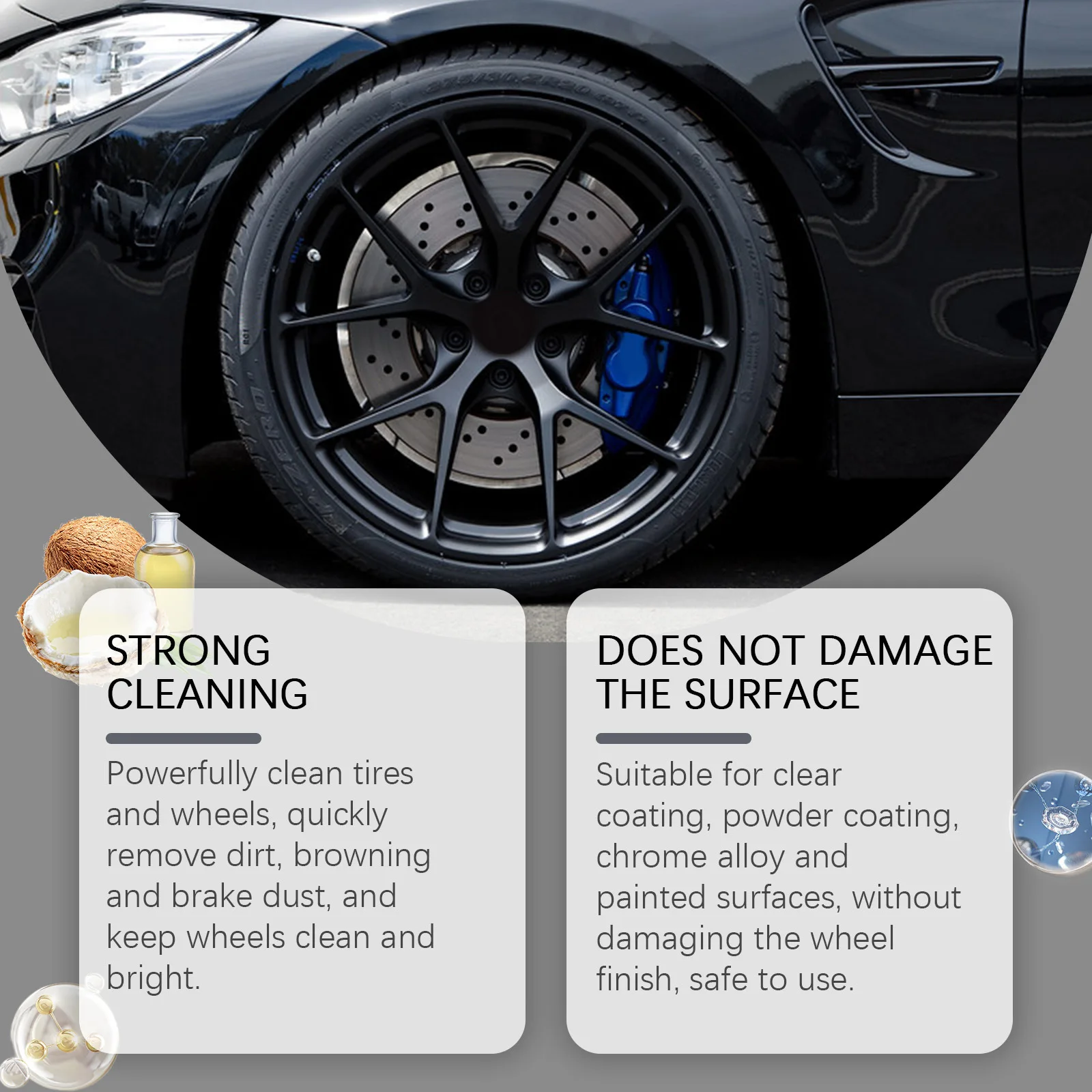 Professional Wheel Tire Cleane - đánh giá và giá Wheel Cleaner Alloy