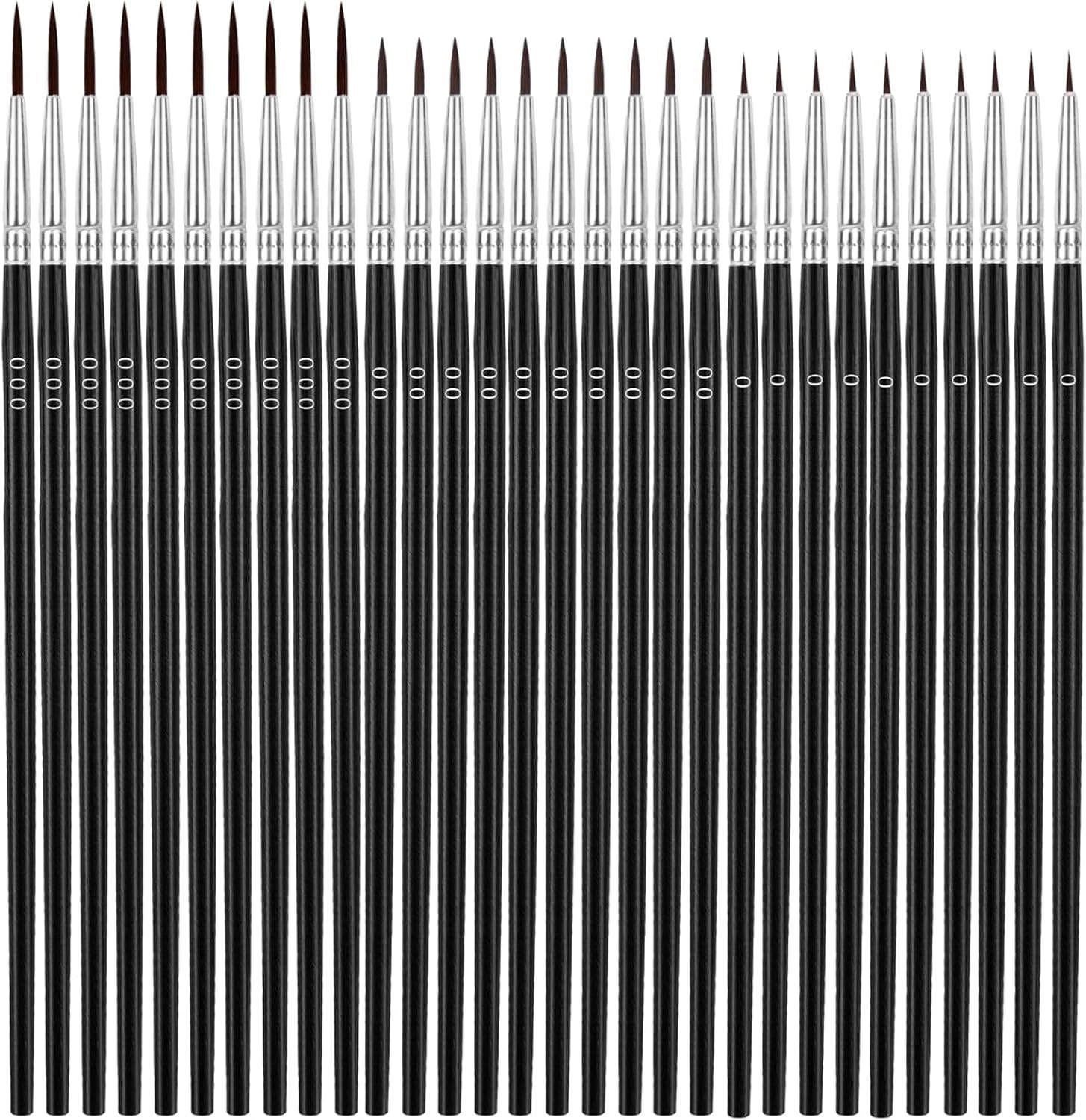 30 Pcs Fine Detail Paint Brush - đánh giá và giá Detailing Brush Set