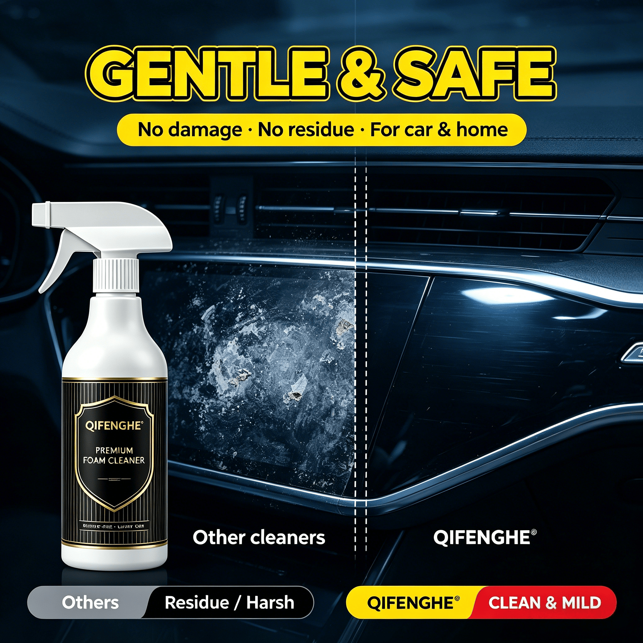 2-in-1 Foam Cleaner – Waterles - đánh giá và giá Seat Cleaner Fabric