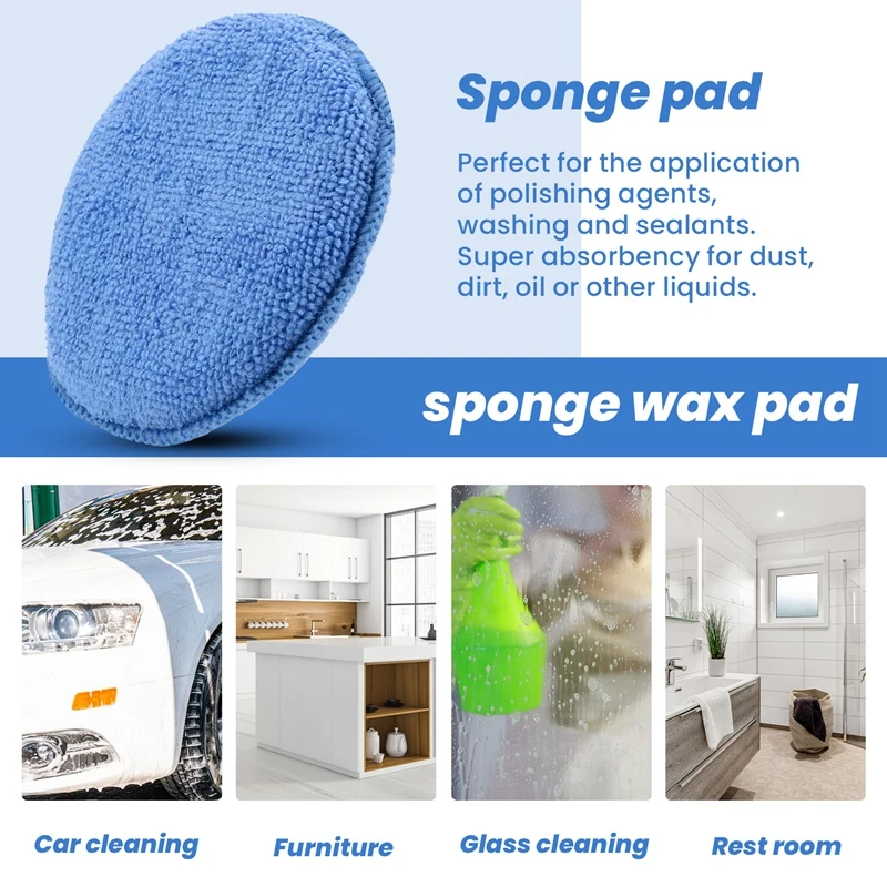5Inch Microfiber Wax Applicato - đánh giá và giá Wax Applicator Pad