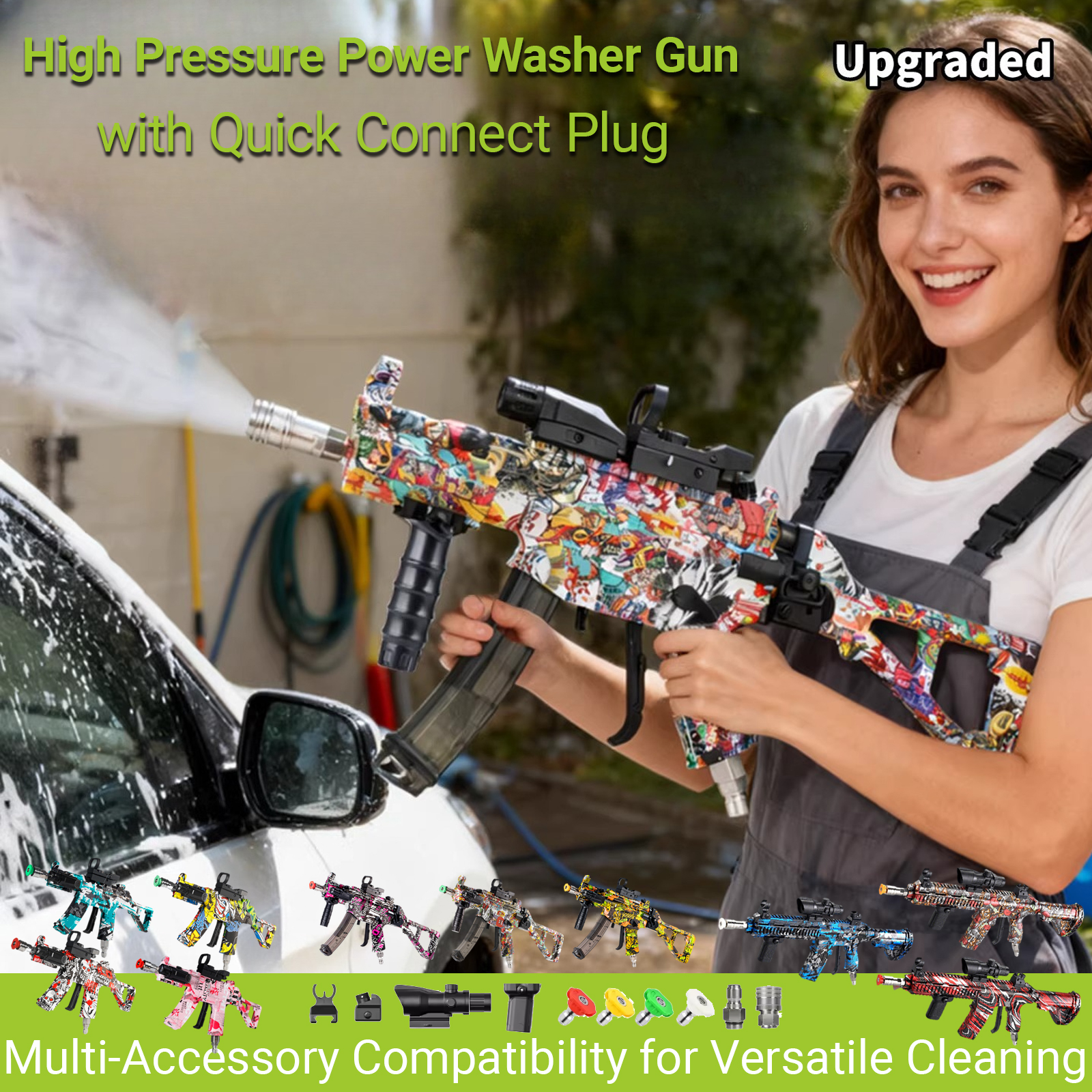 High Pressure Power Washer Gun - đánh giá và giá Pressure Washer Foam Gun