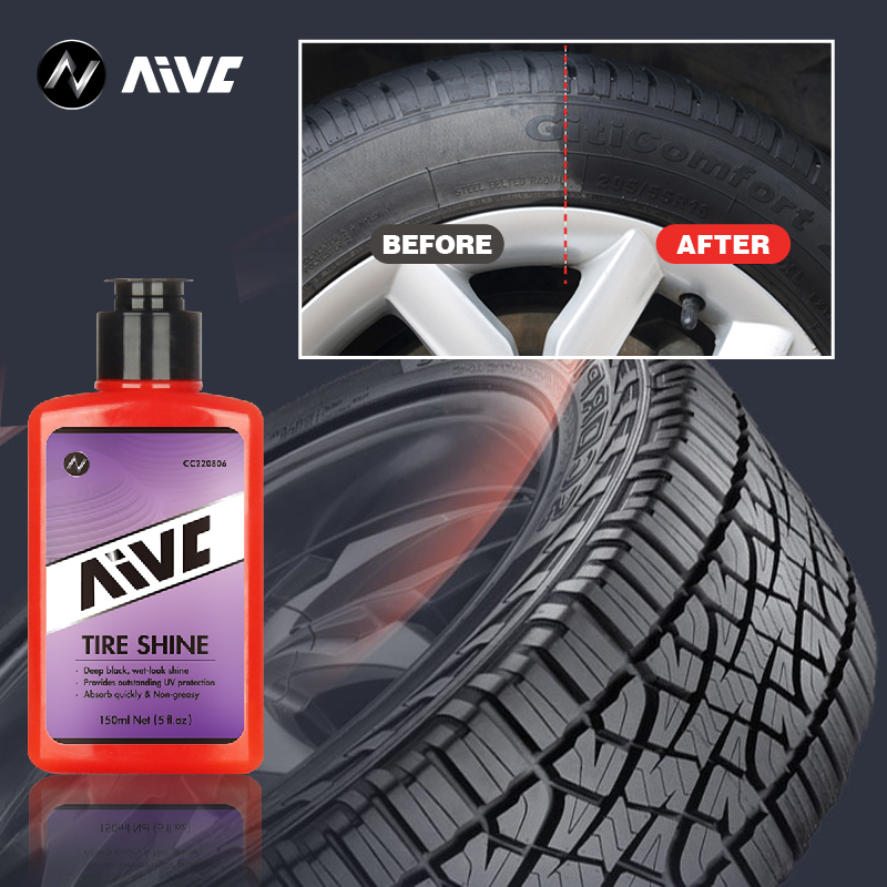 Tire Shine AIVC Tyre Gloss Coa - đánh giá và giá Tire Shine Spray Sealant