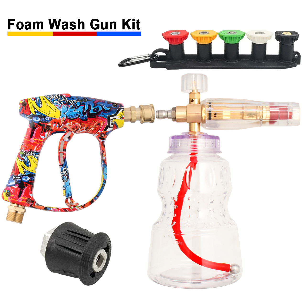 Vibrant Painted Spray Gun + Al - đánh giá và giá Foam Cannon Car Wash