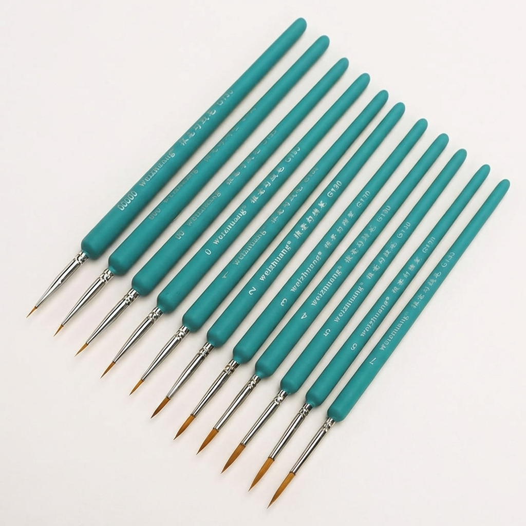 11 PCS Miniature Paint Brushes - đánh giá và giá Detailing Brush Set