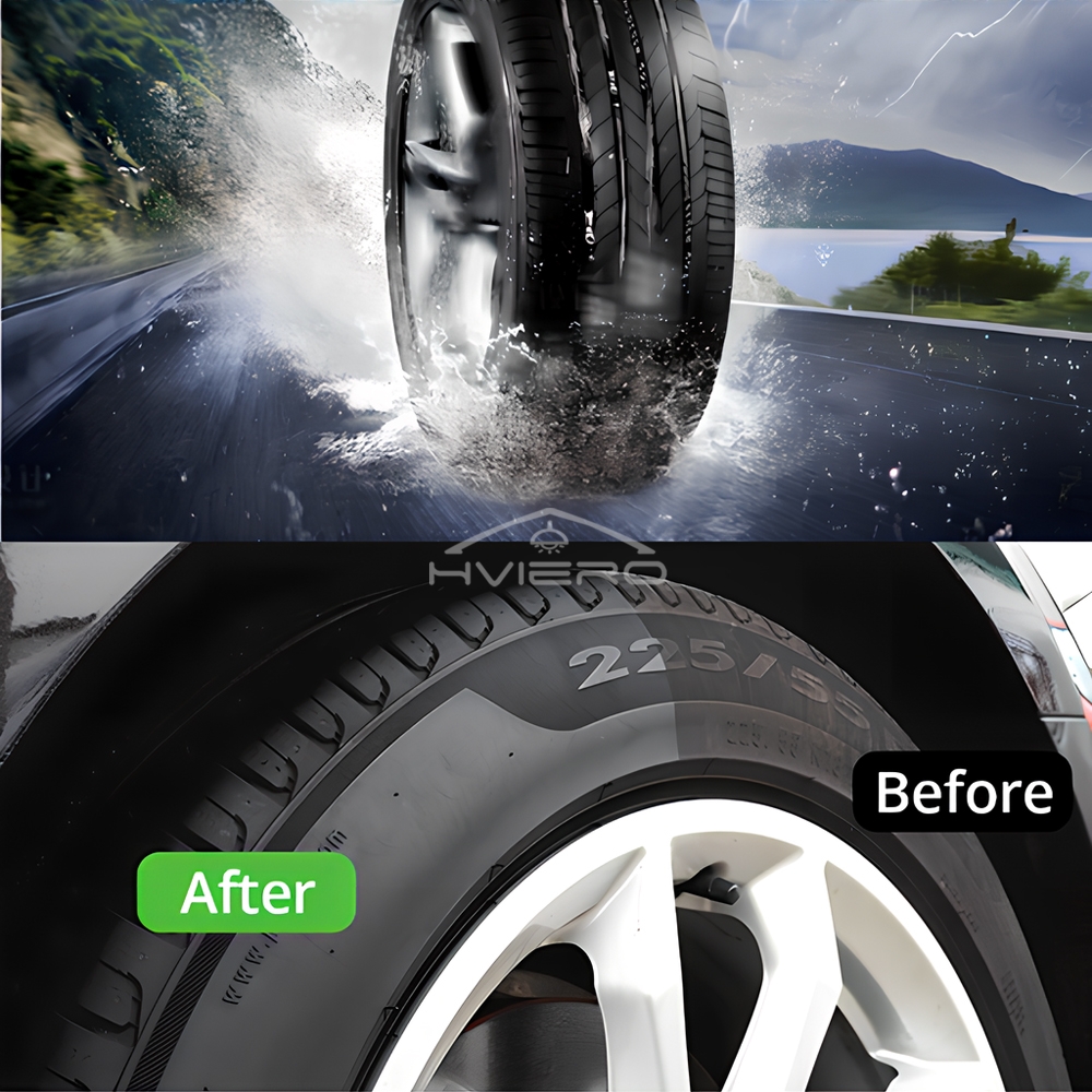 Tyre Gloss HVIERO S22 Tire Coa - đánh giá và giá Tire Shine Spray Sealant