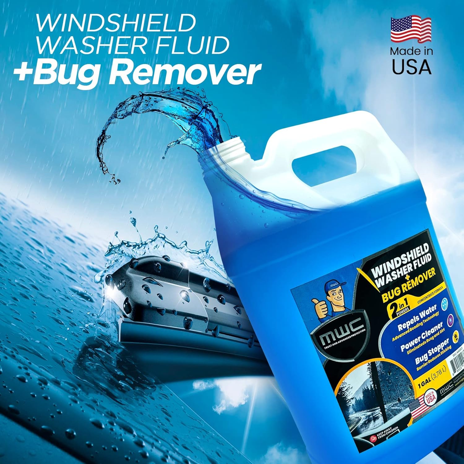 Windshield Washer Fluid, Ready - đánh giá và giá Glass Cleaner Streak