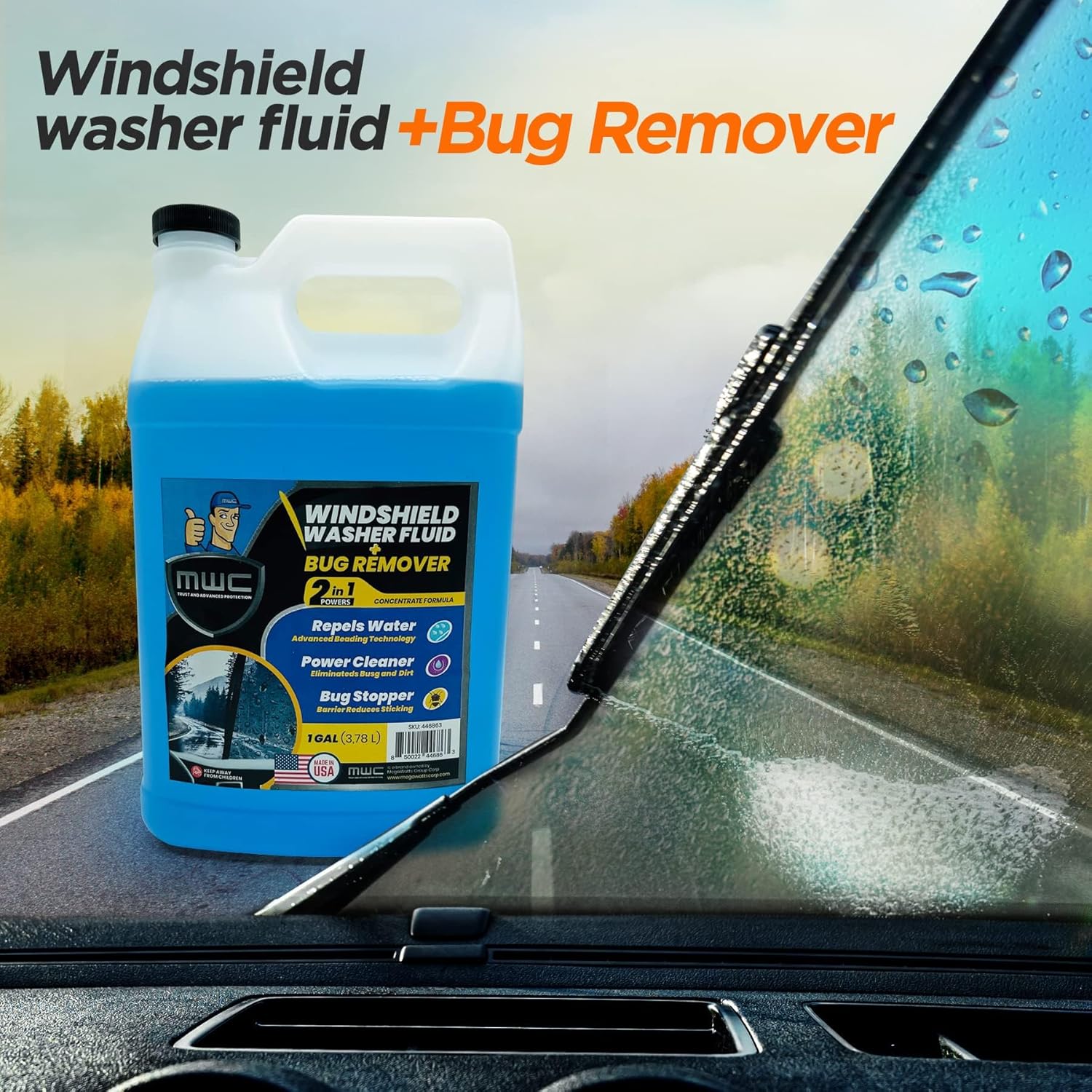 Windshield Washer Fluid, Ready - đánh giá và giá Glass Cleaner Streak