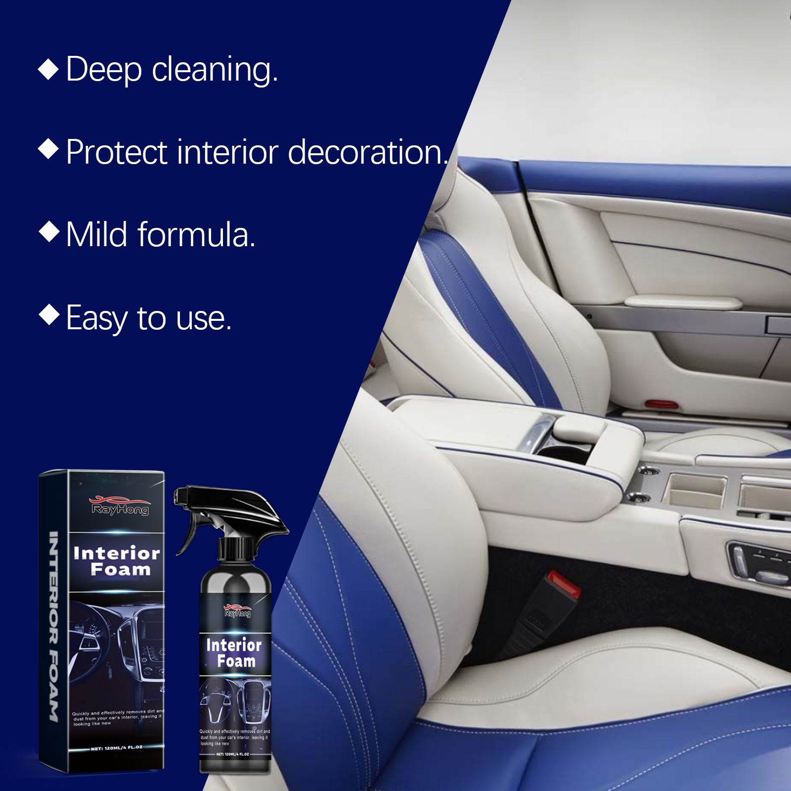 Multi-purpose Car Interior Foa - đánh giá và giá Seat Cleaner Fabric