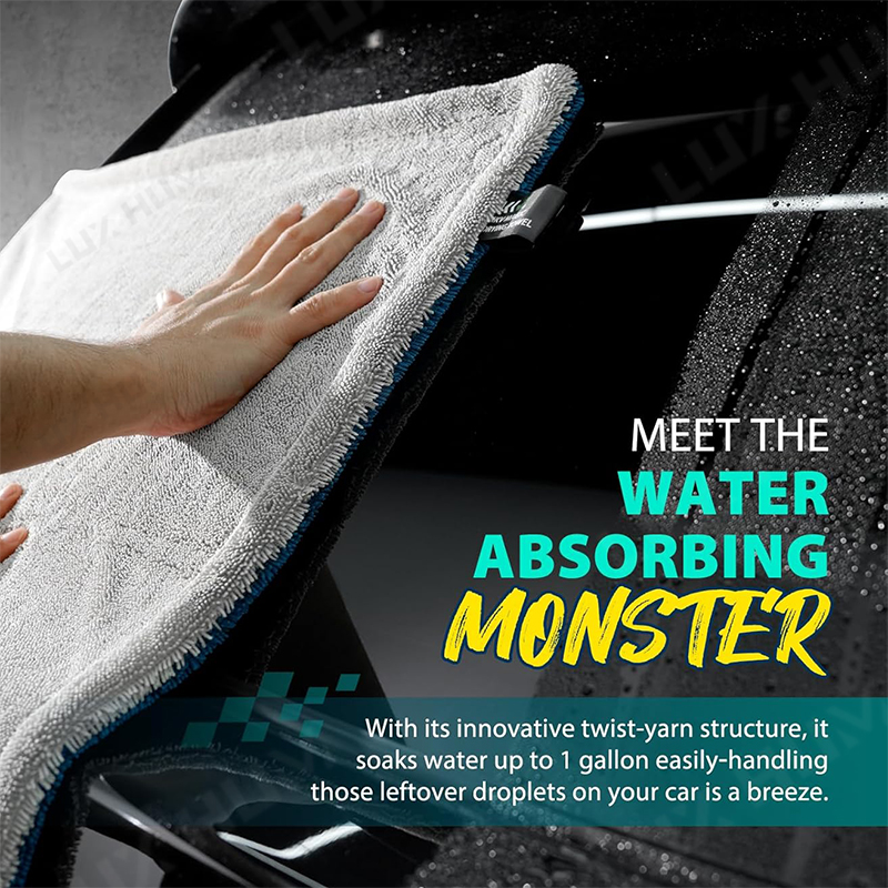 1400GSM Thick Car Drying Towel - đánh giá và giá Interior Detailing Kit