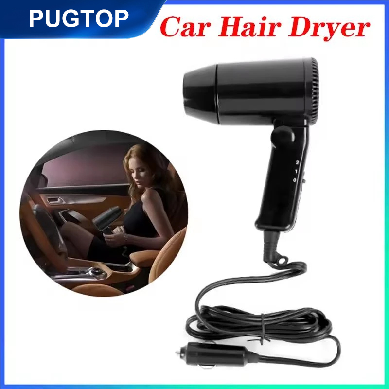 Portable 12V Folding Car Hair  - đánh giá và giá Dryer Car Blower