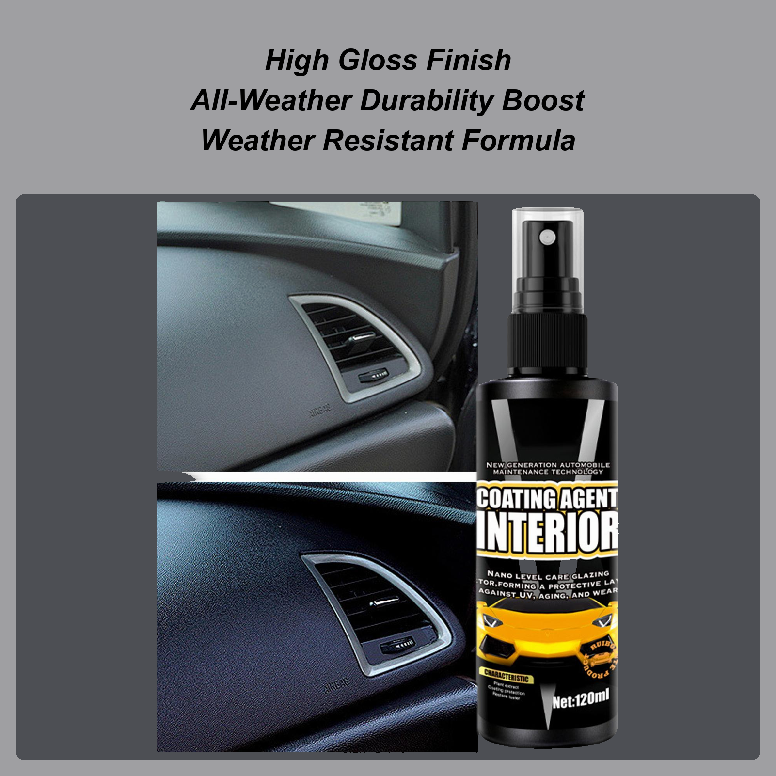 Interior Detailer Spray 120ml  - đánh giá và giá Seat Cleaner Fabric
