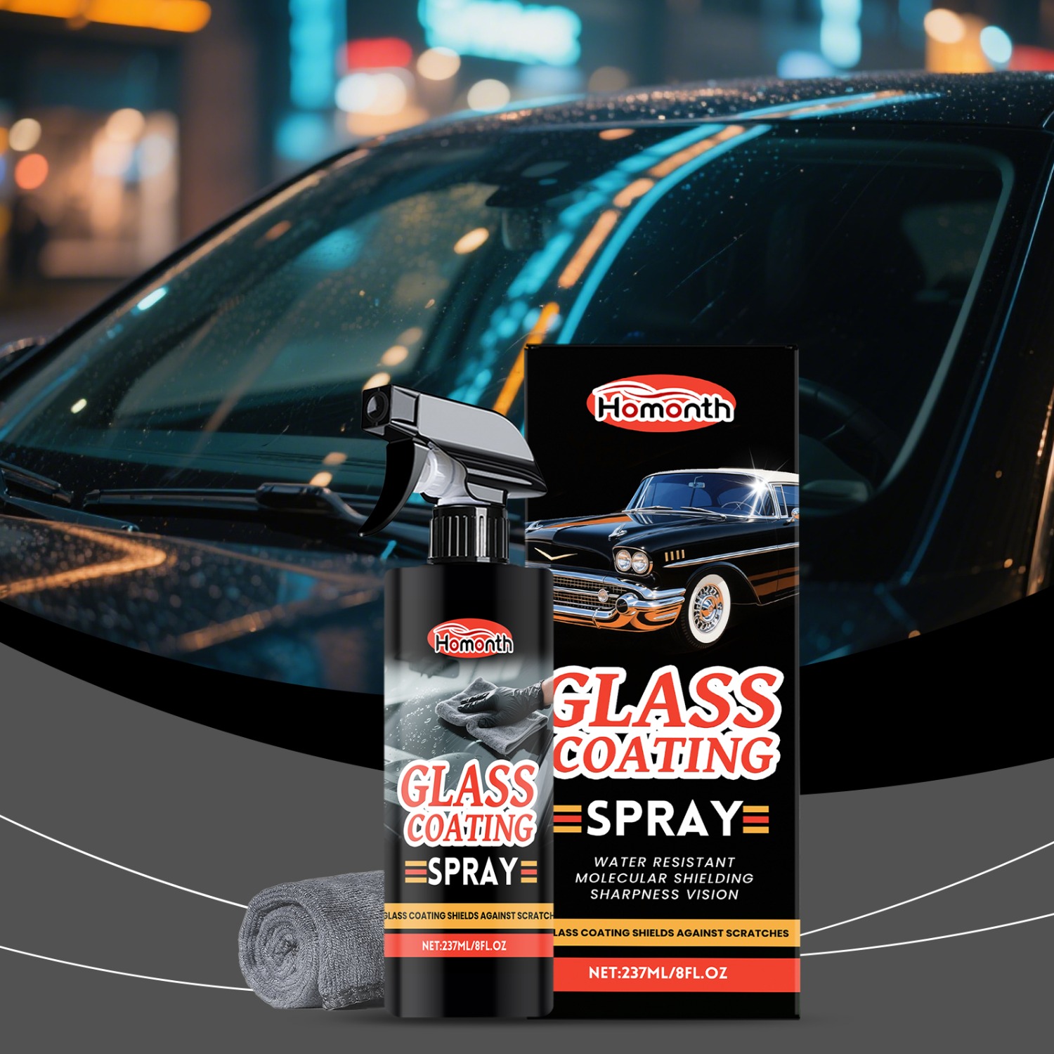 Car Glass Cleaner & Anti-Fog S - đánh giá và giá Glass Cleaner Streak
