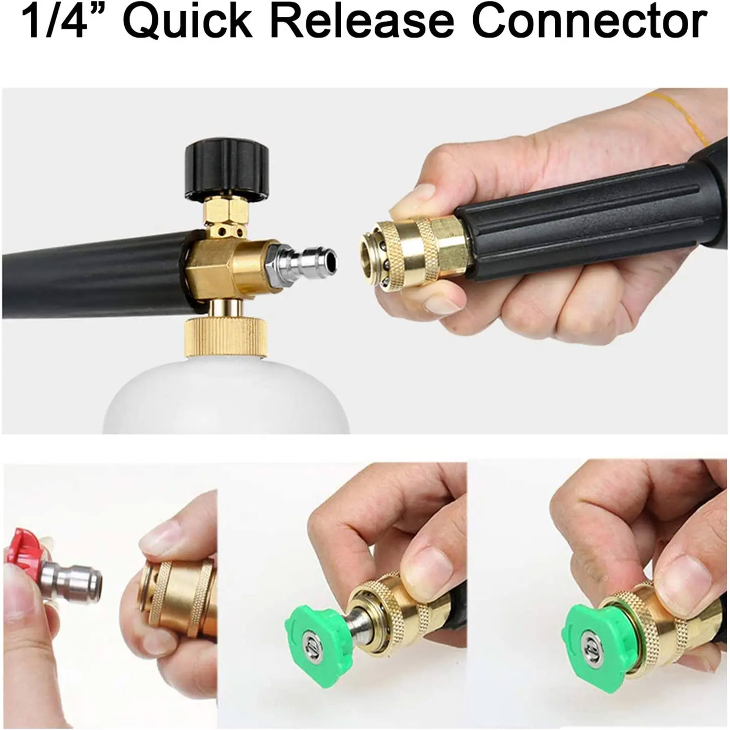 Snow Foam Cannon with 1/4 Inch - đánh giá và giá Pressure Washer Foam Gun