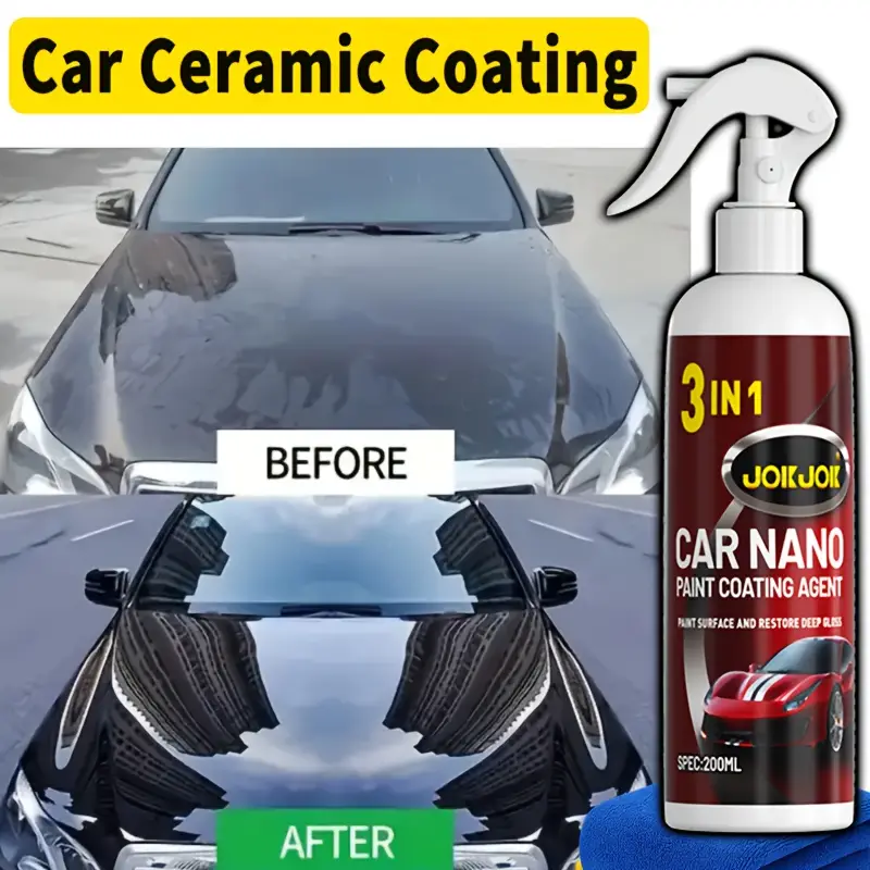 3-in-1 quick acting automotive - đánh giá và giá Car Wax Ceramic Coating