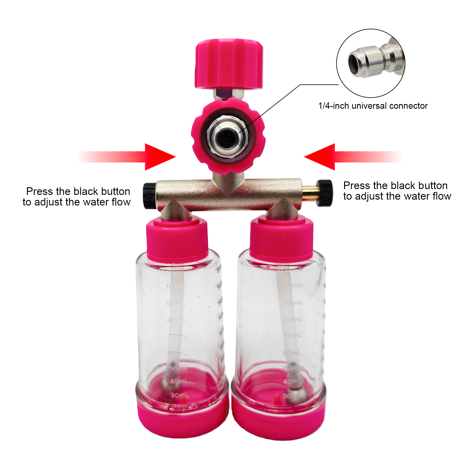 100ML Dual-Kettle Foam Sprayer - đánh giá và giá Pressure Washer Foam Gun