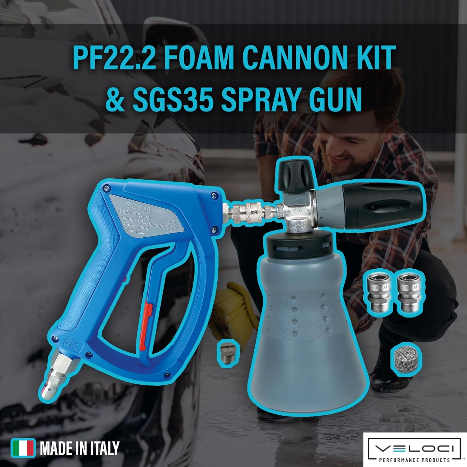 Hydro Ultimate PF22.2 Foam Can - đánh giá và giá Pressure Washer Foam Gun