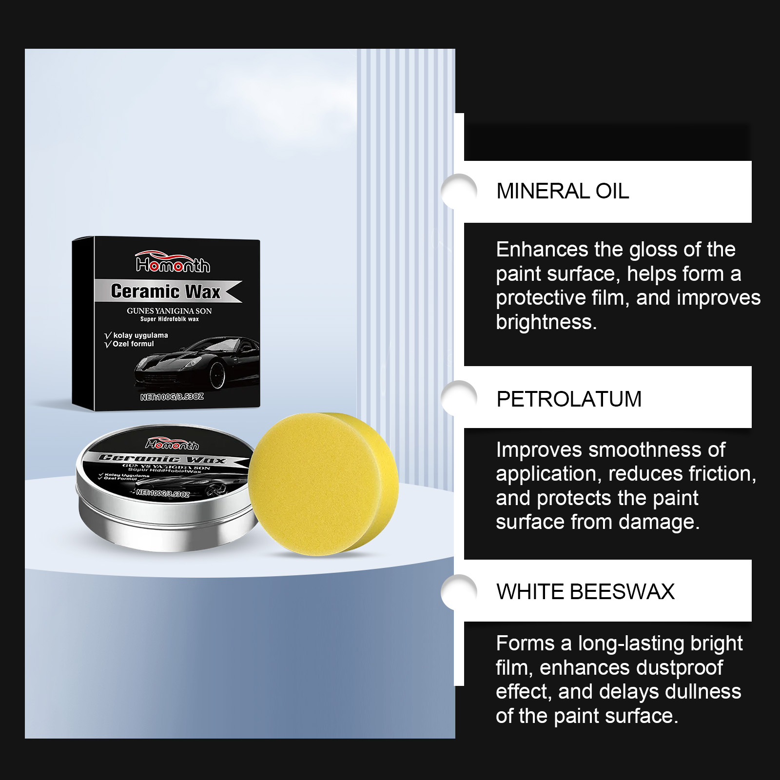 Car Coating Polishing Care Wax - đánh giá và giá Car Wax Ceramic Coating