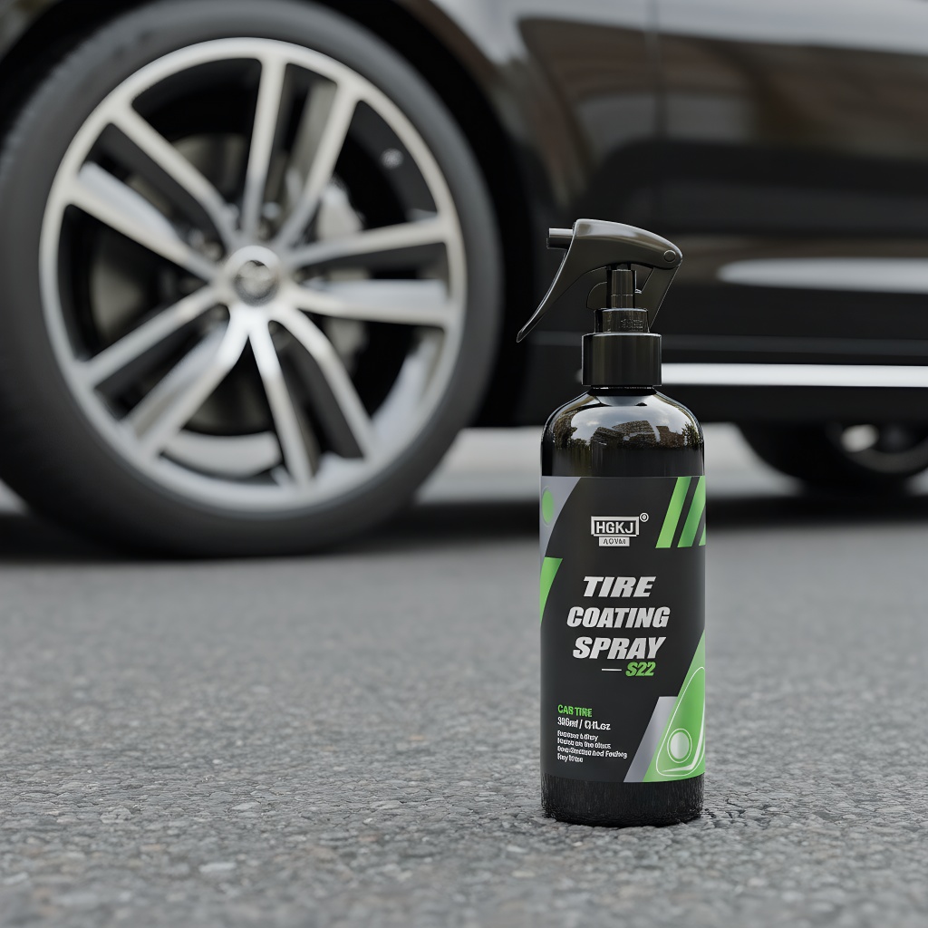 HGKJ S22 Car Tire Gloss Spray, - đánh giá và giá Tire Shine Spray Sealant