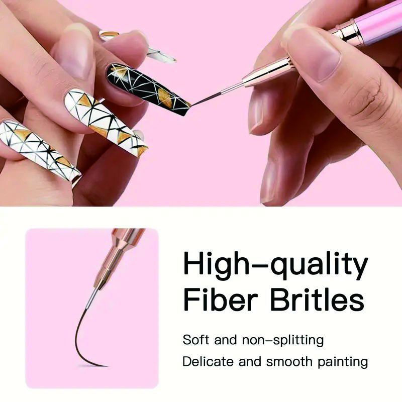 5-Piece Nail Art Pen Set, Ultr - đánh giá và giá Detailing Brush Set