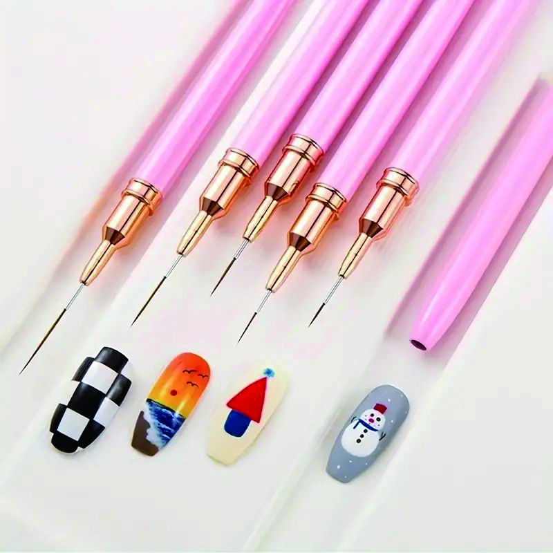 5-Piece Nail Art Pen Set, Ultr - đánh giá và giá Detailing Brush Set